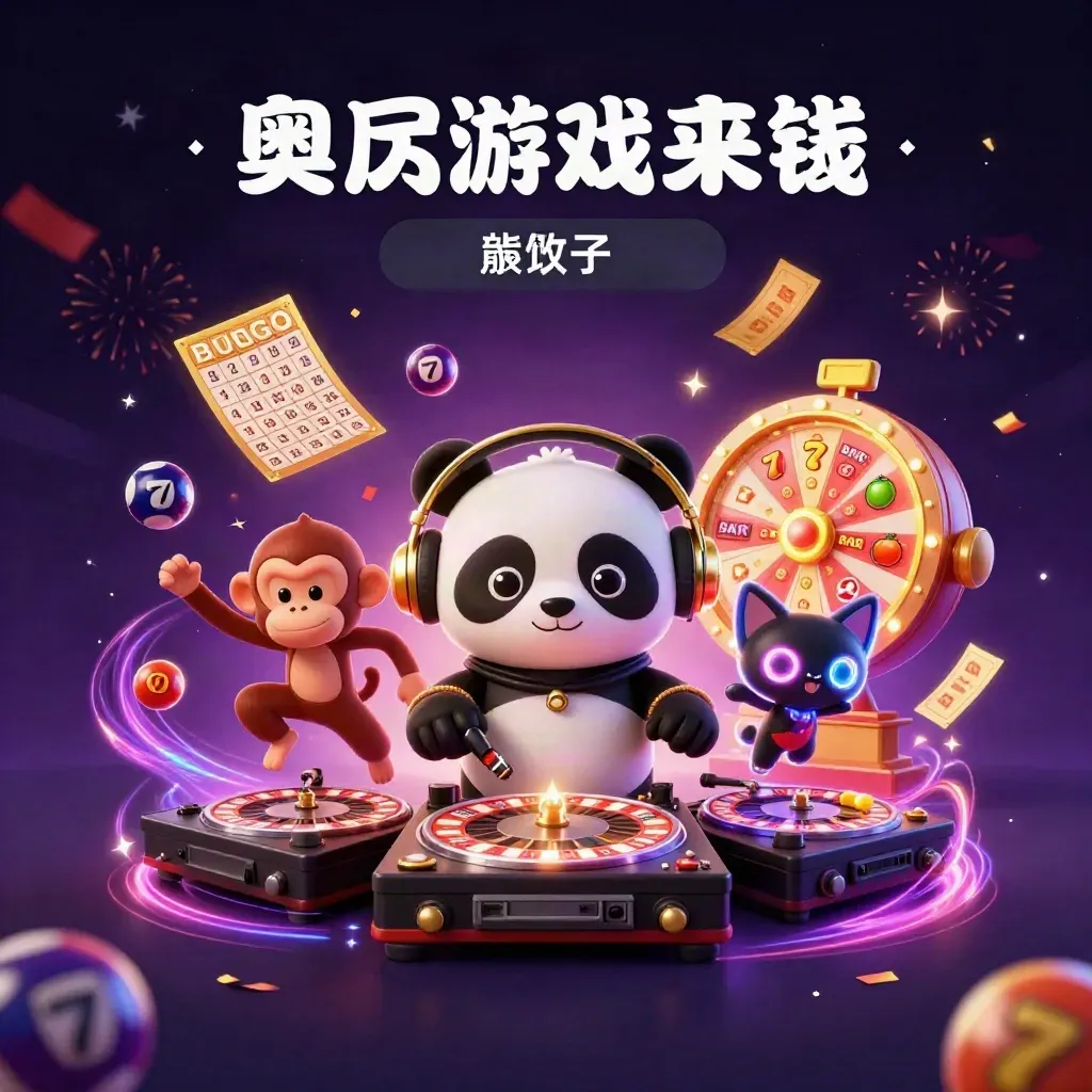 DJ panda, breakdancing monkey and glow-stick kitten amid casino lights, confetti and slot symbols